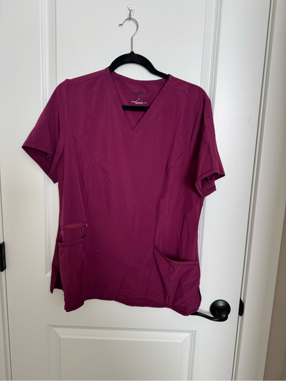 Cherokee Allura Women’s Scrub Shirt - Wine